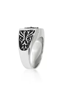 Men's Stainless Steel Ring Simple Cross