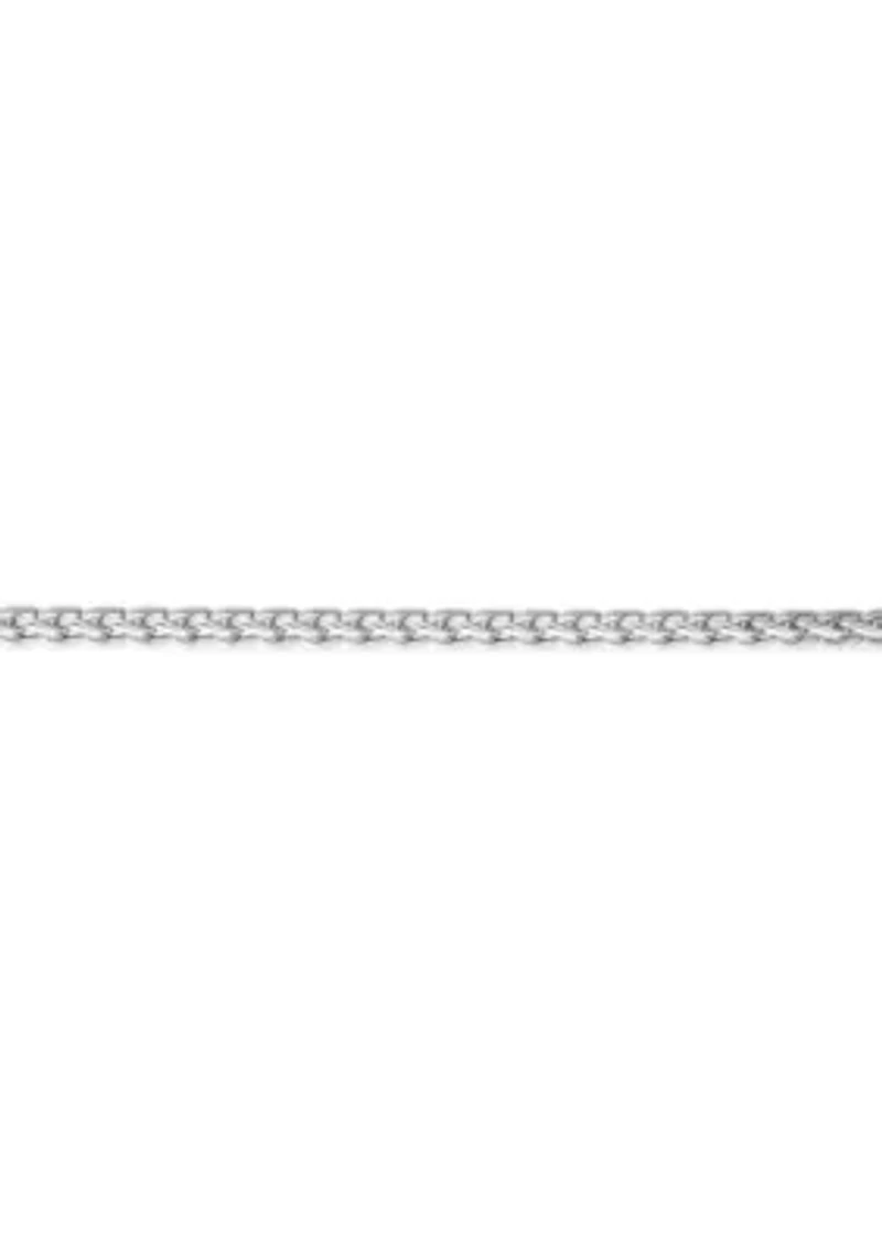 Stainless Steel 4MM Wheat Chain Necklace, 22" Length