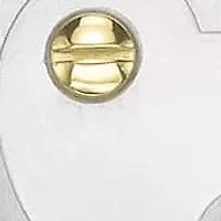 Stainless Steel Heart Lock Charm Bracelet