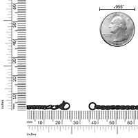 3MM Wheat Chain Necklace Stainless Steel