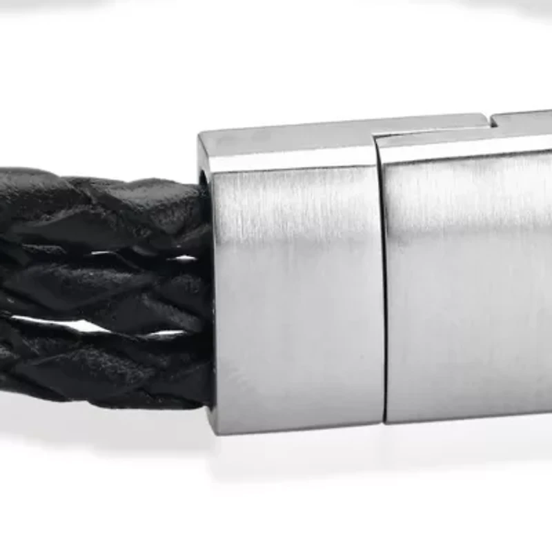 Men's Braided Leather Bracelet
