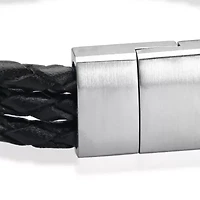 Men's Braided Leather Bracelet