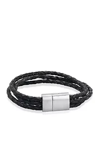 Men's Braided Leather Bracelet