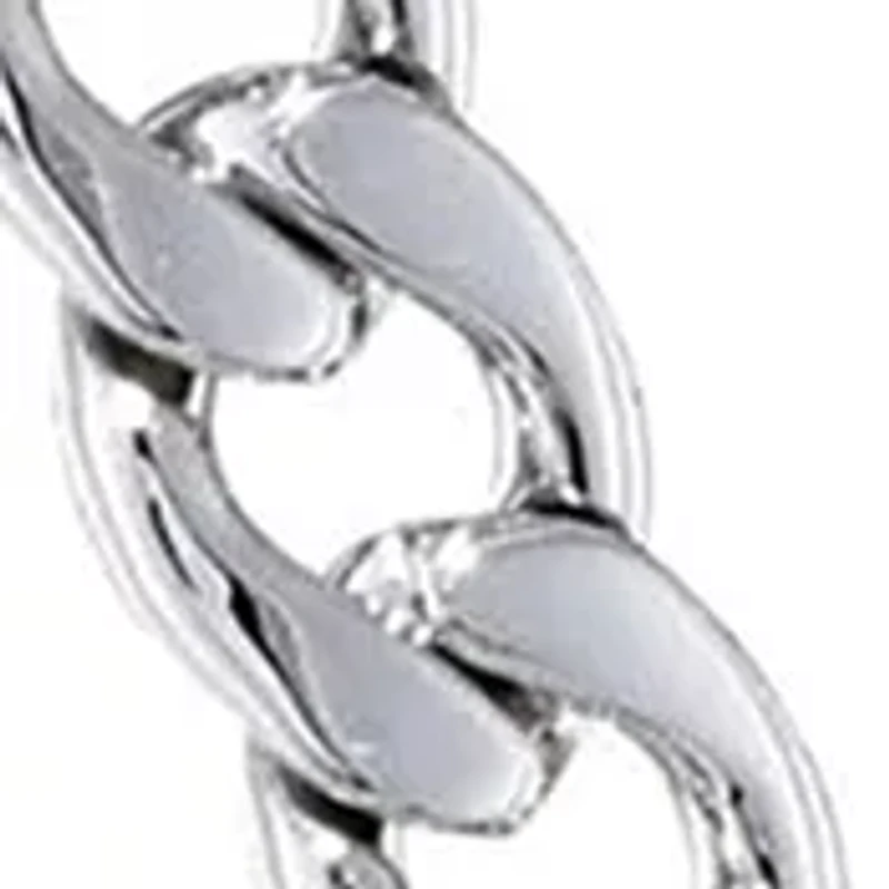 Stainless Steel 7.5 Millimeter Rolo Chain Necklace, 22 Inch