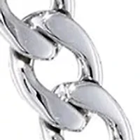 Stainless Steel 7.5 Millimeter Rolo Chain Necklace, 22 Inch