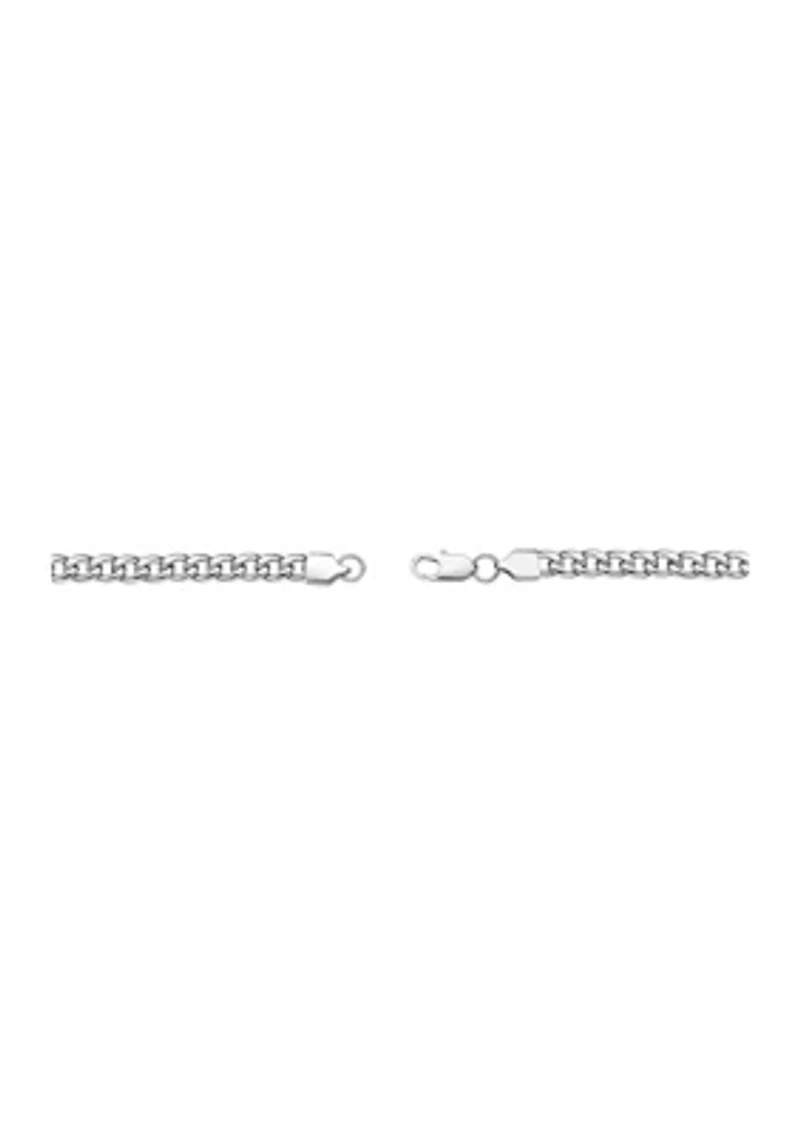 Stainless Steel 7.5 Millimeter Rolo Chain Necklace, 22 Inch