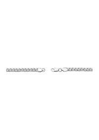 Stainless Steel 7.5 Millimeter Rolo Chain Necklace, 22 Inch