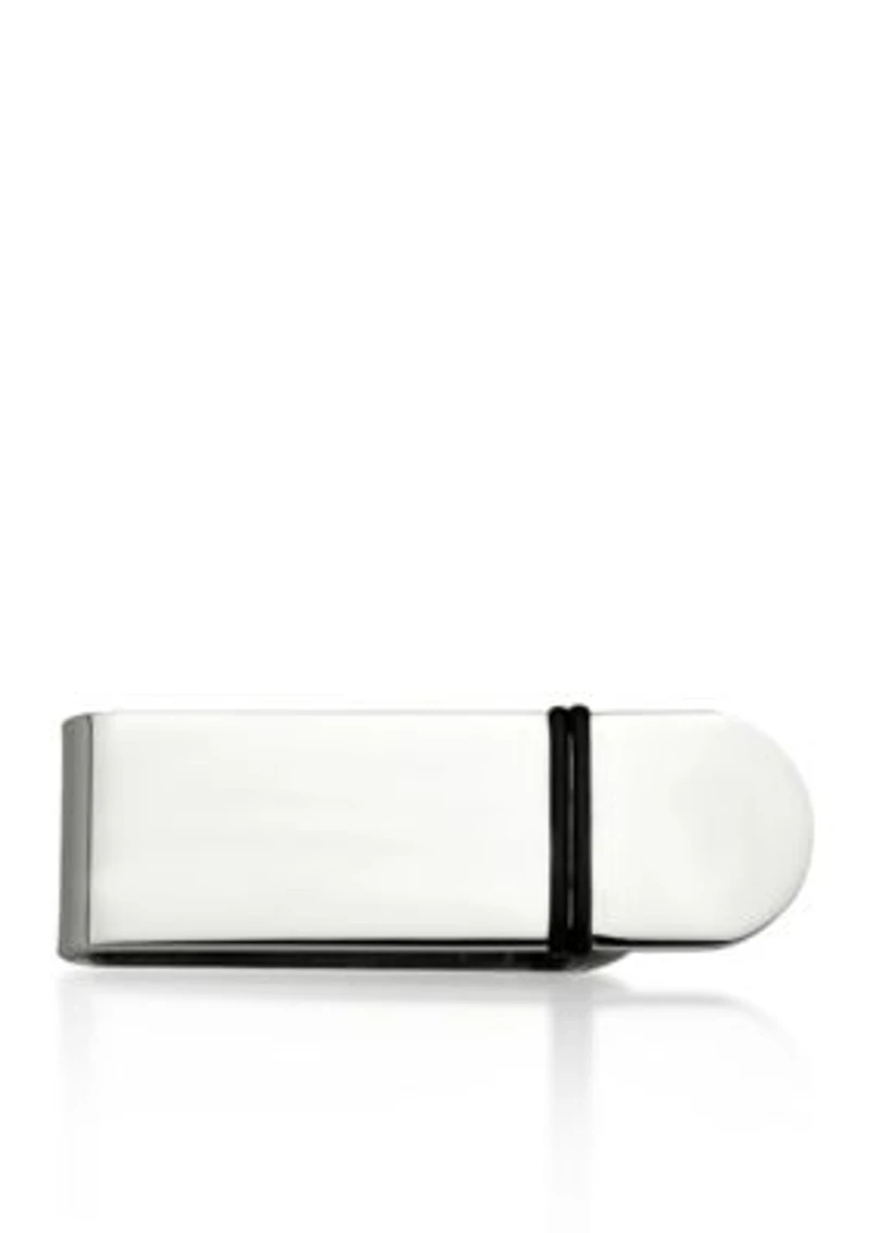 Stainless Steel and Rubber Money Clip