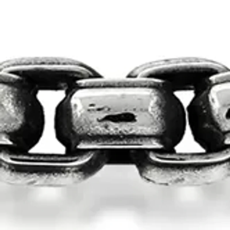 Mens Stainless Steel Necklace and Bracelet Set