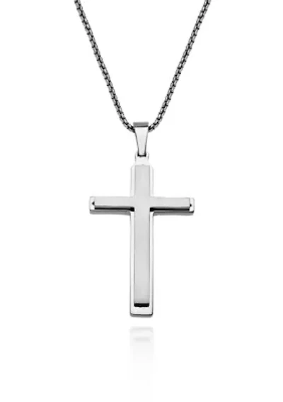 Men's Stainless Steel Cross Pendant