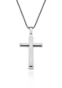 Men's Stainless Steel Cross Pendant