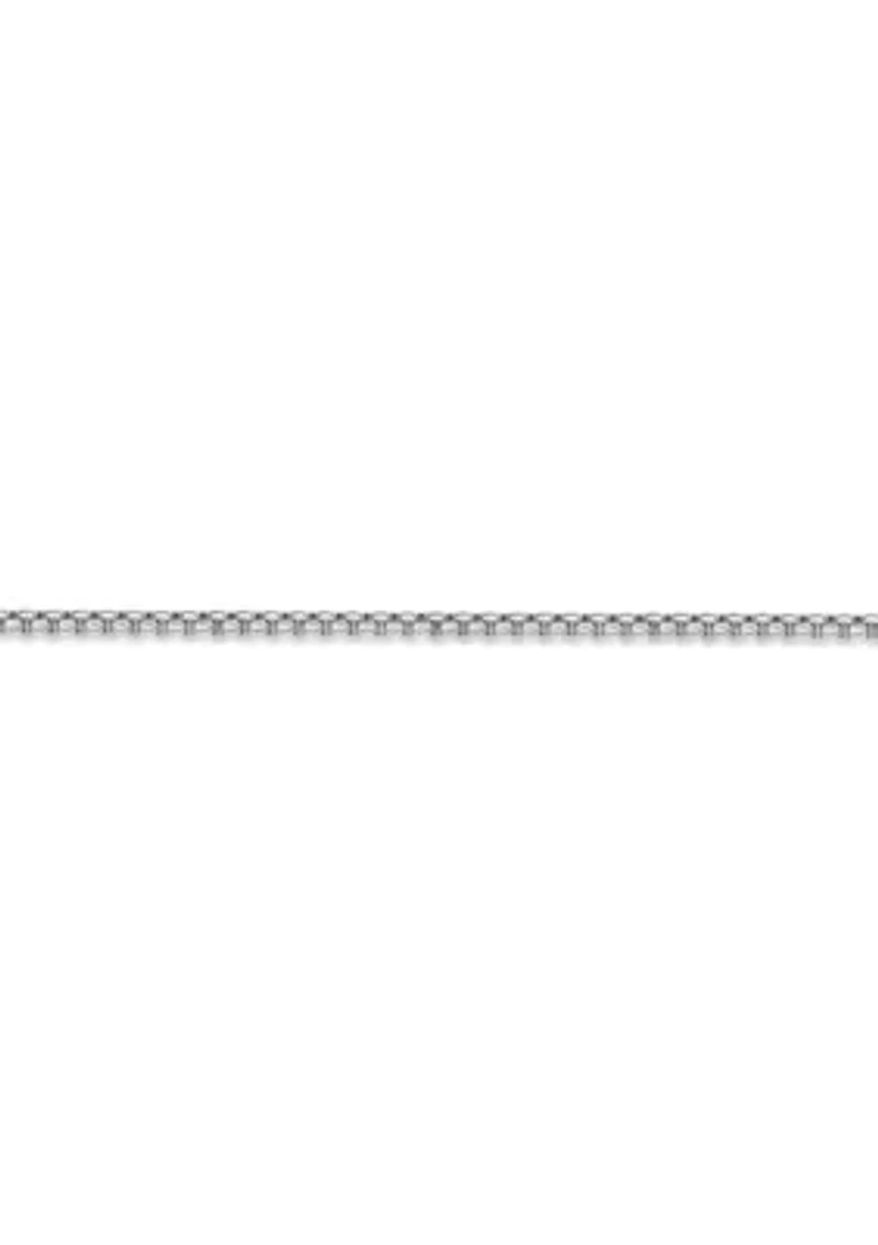 Stainless Steel 3MM Box Chain Necklace, 24" Length