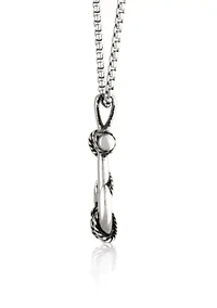 Men's Stainless Steel Anchor Pendant