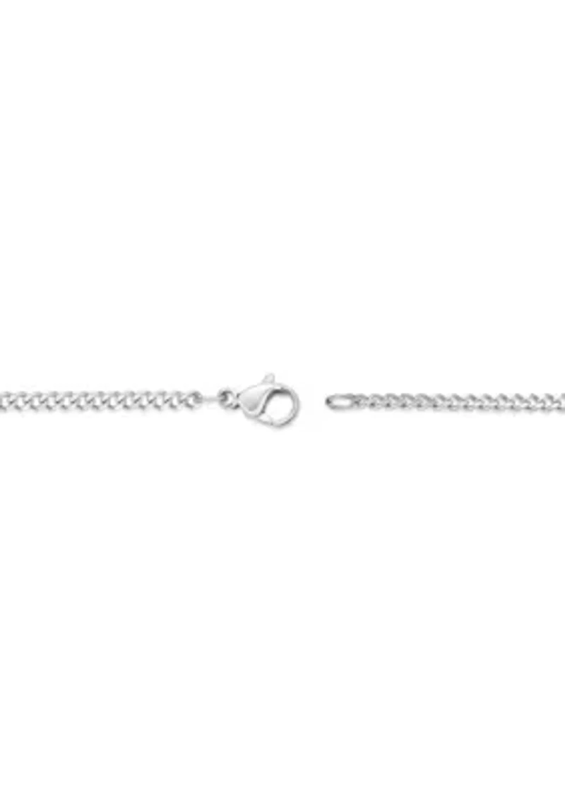 Stainless Steel 2MM Curb Chain Necklace, 20" Length