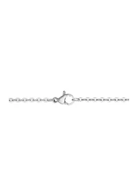 Stainless Steel 2.5 Millimeter Rolo Chain Necklace, 24 Inch