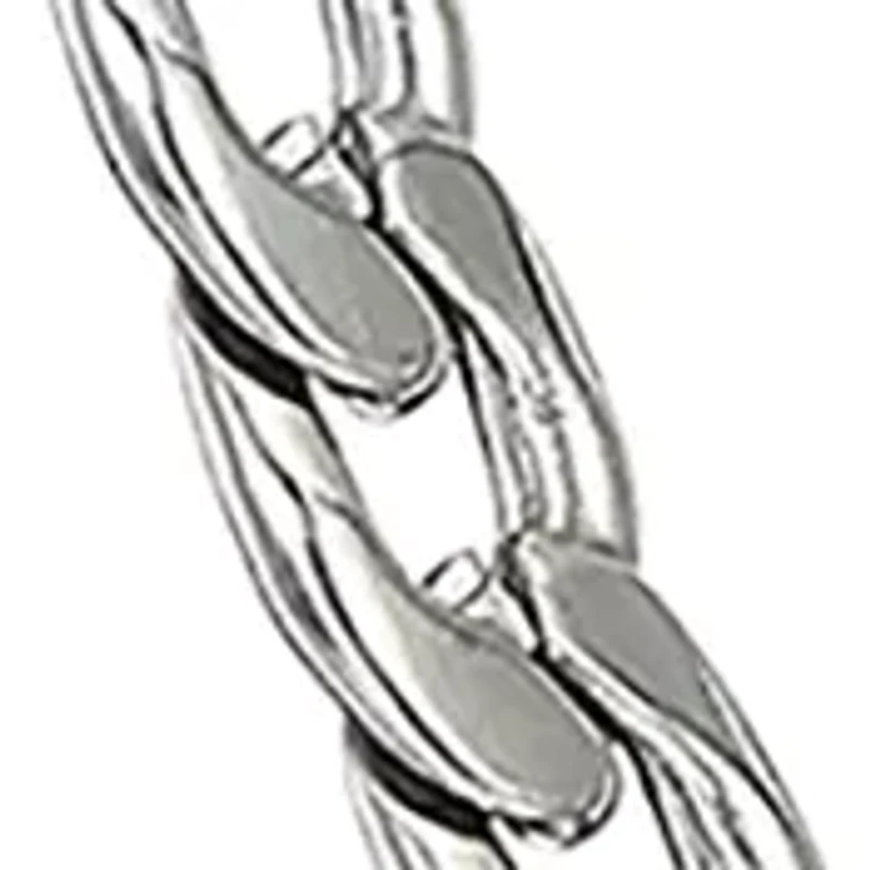 Stainless Steel 4 Millimeter Figaro Chain Necklace