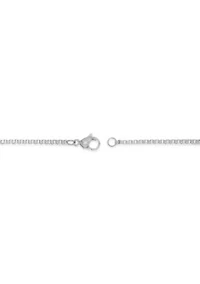 Stainless Steel 2MM Box Chain Necklace, 20" Length