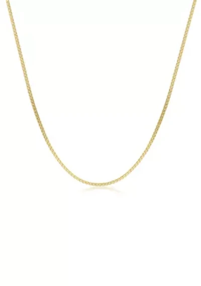 Stainless Steel 2MM Box Chain Necklace, 24” Length