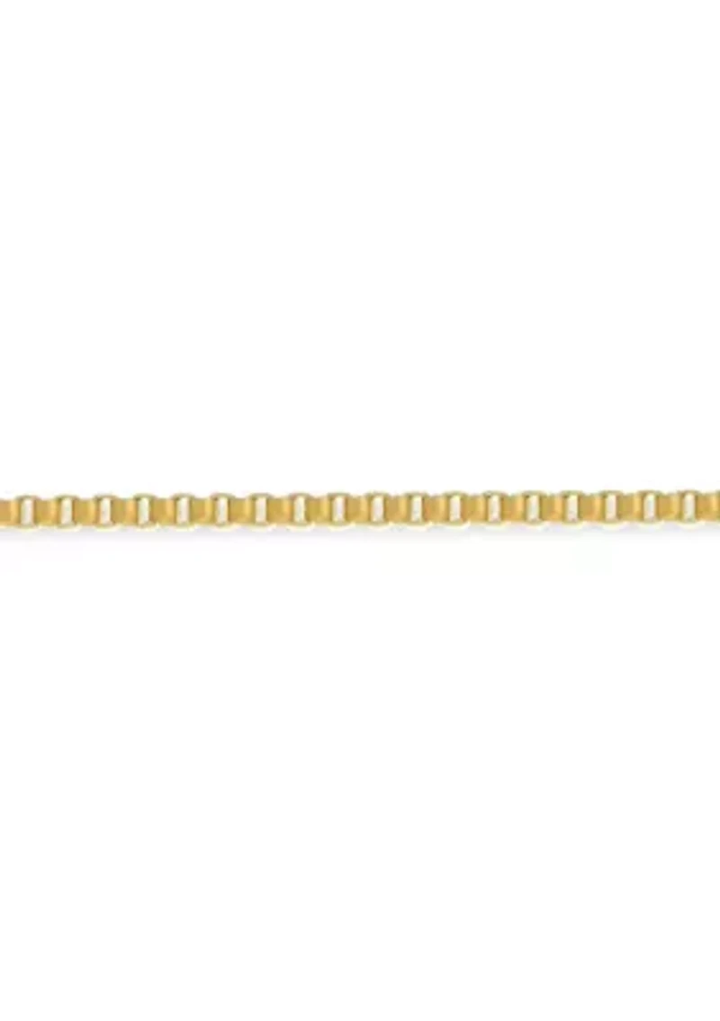 Stainless Steel 2MM Box Chain Necklace, 24” Length