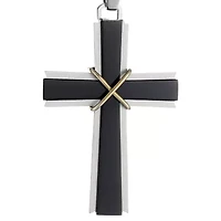 Men's Stainless Steel Cross Pendant