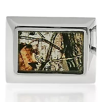 Men's Stainless Steel Camouflage Cufflinks
