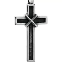 Men's Stainless Steel Cross Pendant