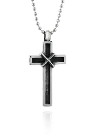 Men's Stainless Steel Cross Pendant