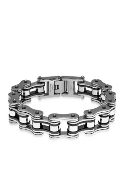 Men's Stainless Steel Motorcycle Chain Bracelet