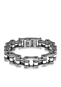 Men's Stainless Steel Motorcycle Chain Bracelet