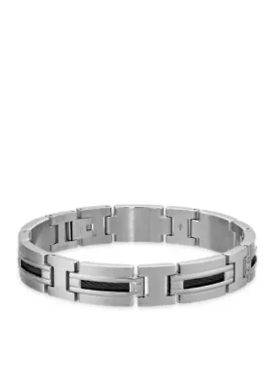 Men's Stainless Steel Cable Bracelet