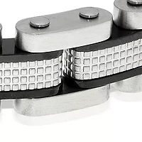 Men's Stainless Steel Textured Bracelet