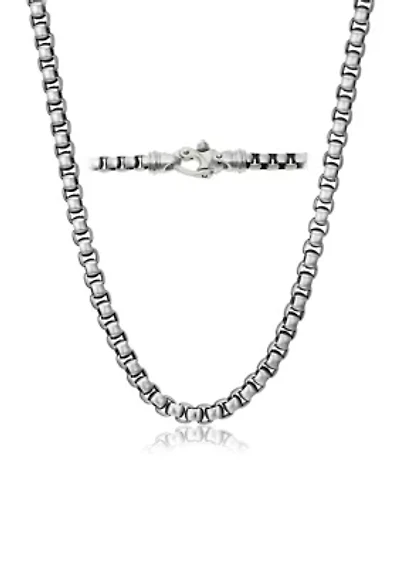 Men's Stainless Steel Link Necklace