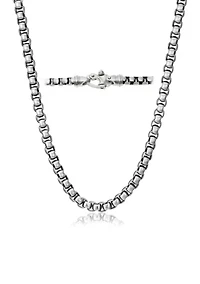 Men's Stainless Steel Link Necklace