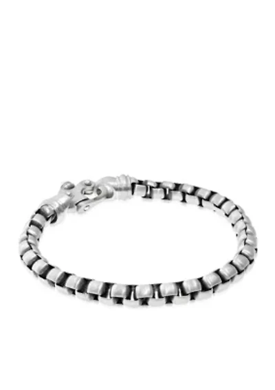 Men's Stainless Steel Bracelet with Satin Finish