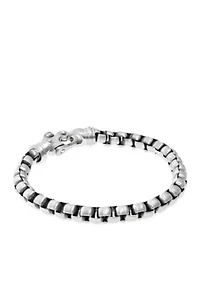 Men's Stainless Steel Bracelet with Satin Finish