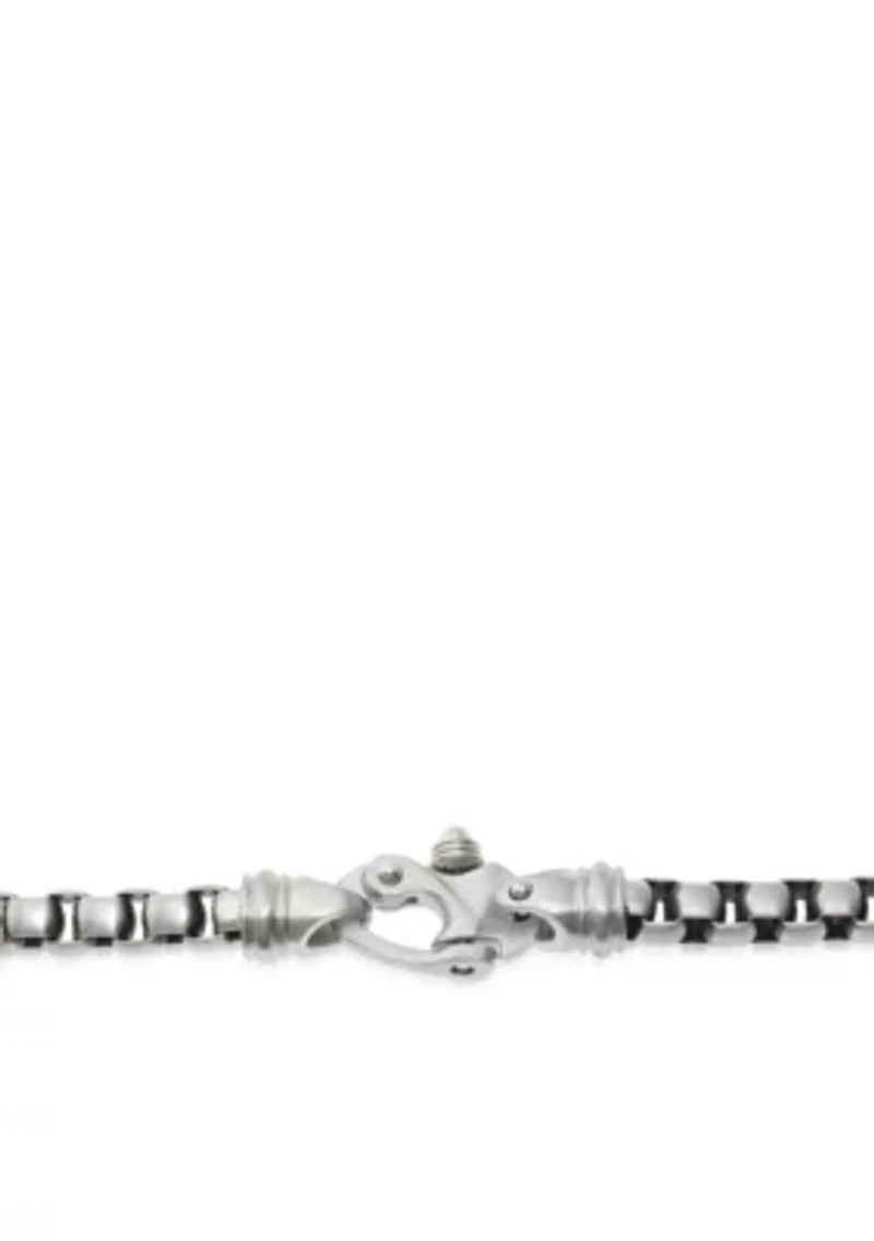 Men's Stainless Steel Bracelet with Satin Finish