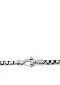Men's Stainless Steel Bracelet with Satin Finish