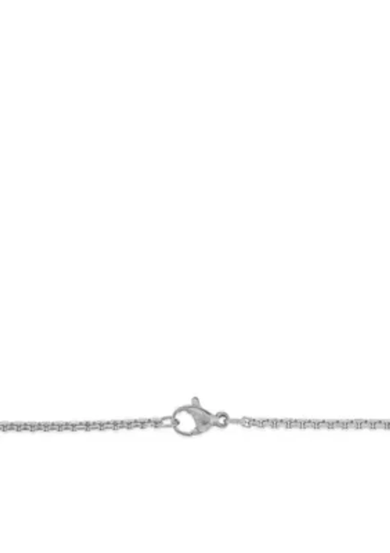 Men's Stainless Steel Anchor Pendant