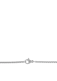 Men's Stainless Steel Anchor Pendant