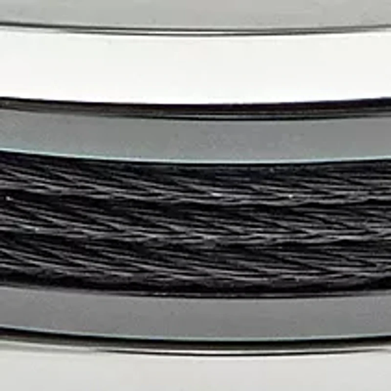 Men's Stainless Steel & Ceramic Bracelet
