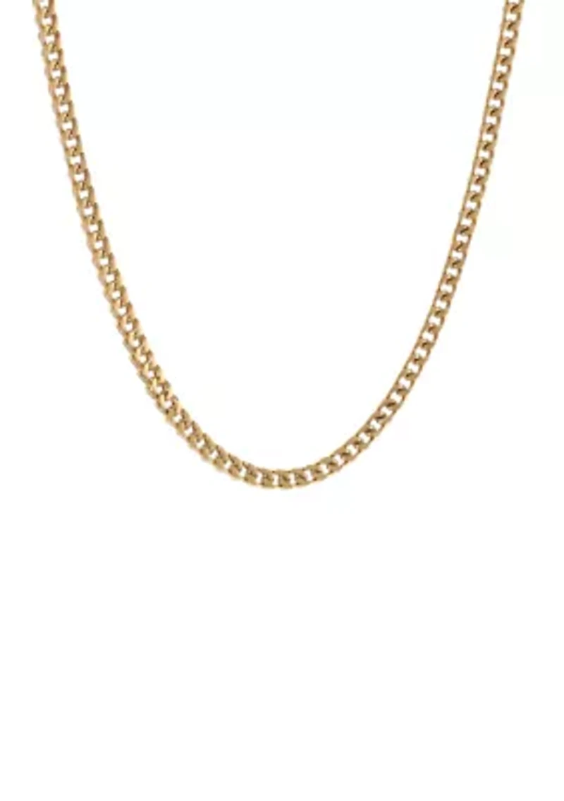 Stainless Steel Foxtail Chain Necklace