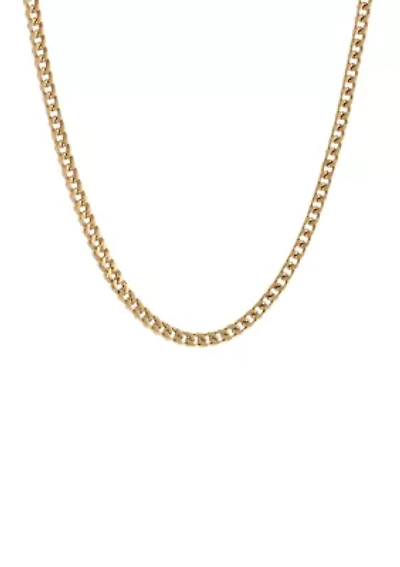 Stainless Steel Foxtail Chain Necklace