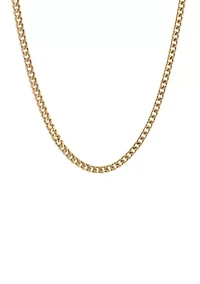 Stainless Steel Foxtail Chain Necklace