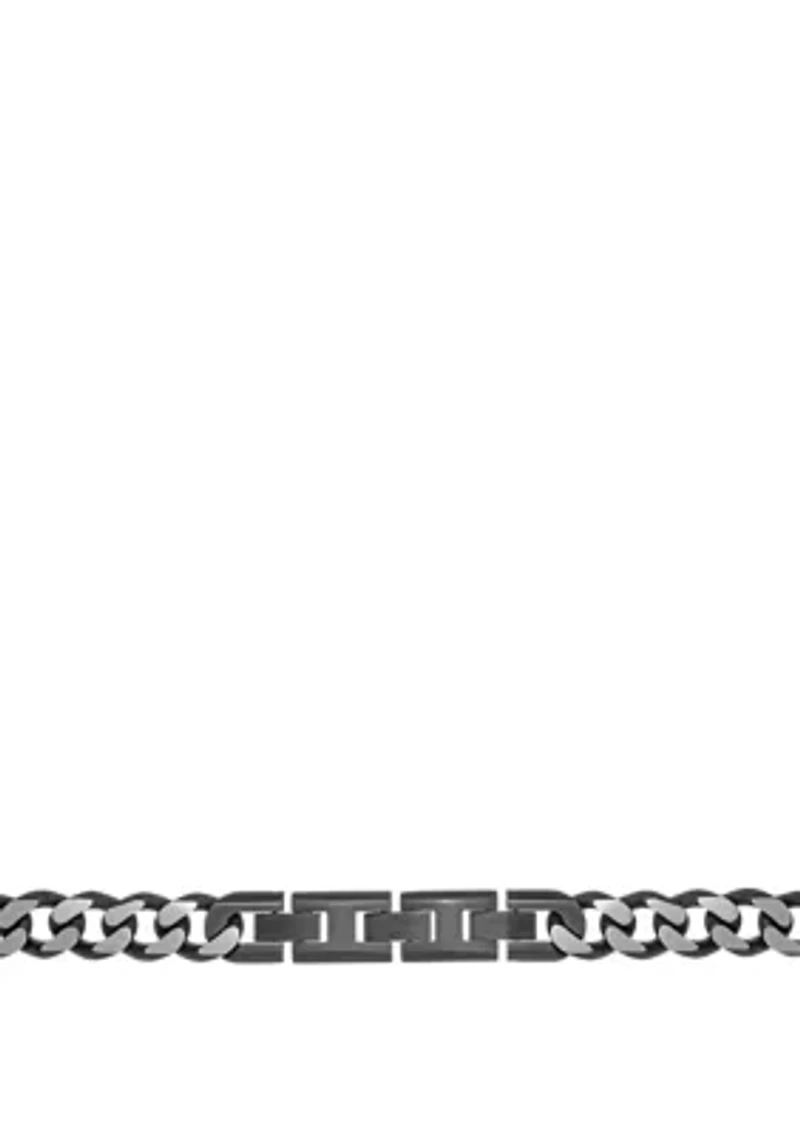 Stainless Steel Curb Chain Necklace
