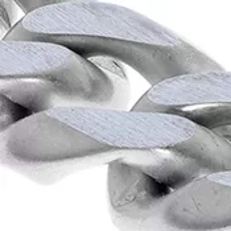 Stainless Steel 11 Millimeter Curb Chain Bracelet, 9 Inch