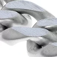 Stainless Steel 11 Millimeter Curb Chain Bracelet, 9 Inch
