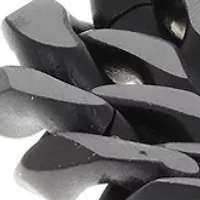 Stainless Steel Black Ion Plated ID Bracelet with Curb Chain