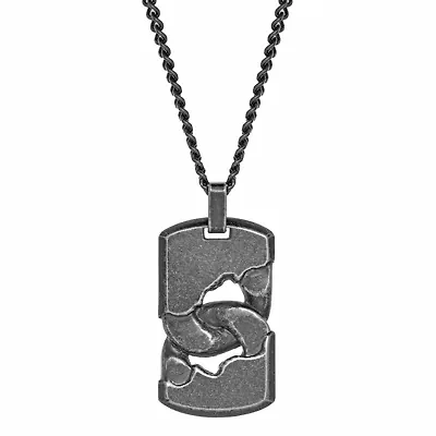 Stainless Steel Dog Tag Pendant Necklace