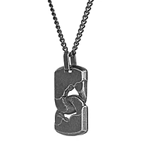 Stainless Steel Dog Tag Pendant Necklace