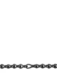 Stainless Steel Bracelet with Matte Black IP